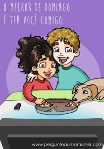 tirinha domingão casal
