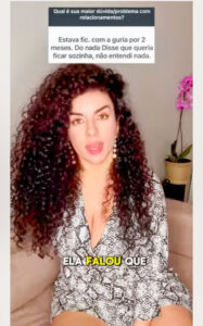 o relacionamento esfriou e ela pediu para ficar solteira